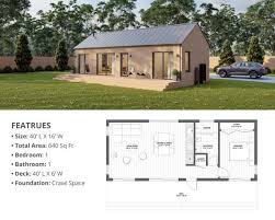 Modern Cabin House 16 X 40 640 Sq