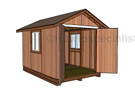 8x12 Garden Shed Plans