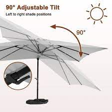 Tilt Outdoor Hanging Patio Umbrella