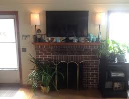 Tv Above The Fireplace Virginia Roberts