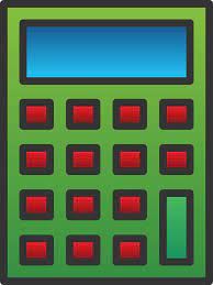 Graphing Calculator Vector Art Icons