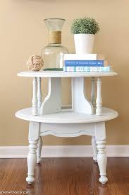 A Two Tier Side Table Makeover Green