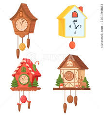 Cartoon Cuckoo Clocks Antique German