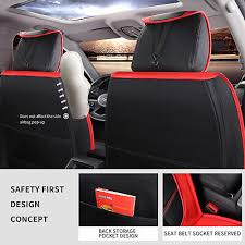 5 Seat Set Car Seat Covers Front Rear