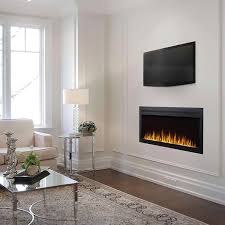 Napoleon 72 In Purview Wall Mount Electric Fireplace