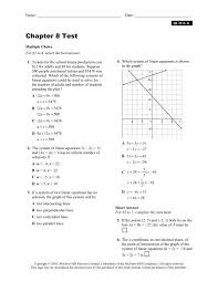 Chapter 8 Test