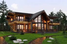 Wood Luxury Glulam Log House At Rs 4000