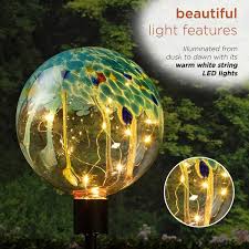 Outdoor Solar Globe Garden Stake