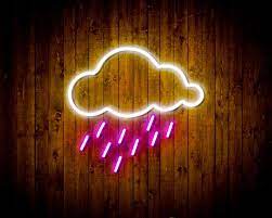 Raining Cloud Led Neon Sign Wall Light