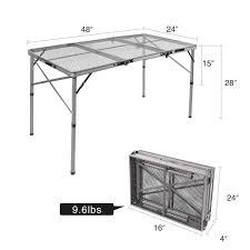 Folding Portable Camping Grill Table