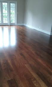 Cherry Hardwood Refinishing In A Home