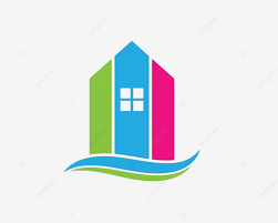House Bulding Paint Logo Icon Vector