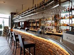 Wine Glass Rack Bar Design Restaurant