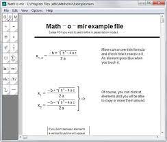 Math O Mir Write Mathematical