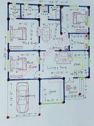 Modern House Plan 3 Bhk House Plan