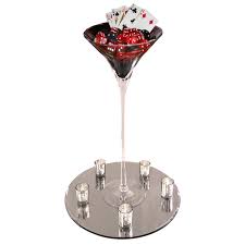 Themed Martini Glass Centrepiece