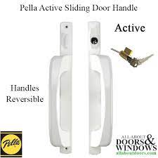 Pella Sliding Door Handle Keyed White