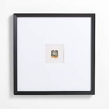 Icon Wood 5x5 Black Wall Frame