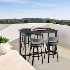 Encinitas Outdoor Patio 5pc Bar Table