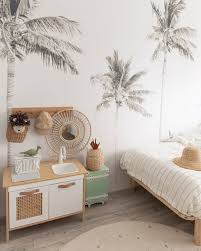 Palm Tree Mural Ii Removable Wallpaper
