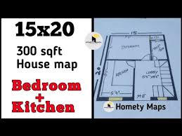 16 X 22 Small House Plan Ii 350 Sqft
