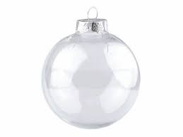 2pc Transpa Ball Ornament