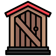Garden Shed Surang Lineal Color Icon