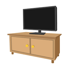 Premium Vector Wooden Tv Cabinet With