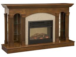 Curio Fireplace Amish Custom Solid