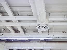 White Insulated Air Conditioning Duct