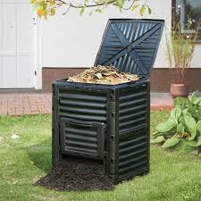 Vevor Garden Compost Bin 80 Gal Bpa Free Composter Large Capacity Outdoor Composting Bin With Top Lid And Bottom Door Easy A