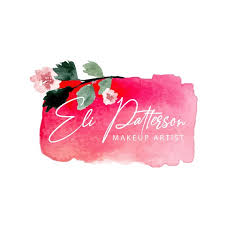Abstract Pink Watercolor Logo With