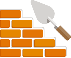 Bricklaying Flat Color 18928072 Png