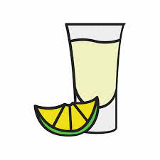 Shot Tequila Icon On
