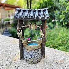 Mini Fairy Wishing Well Garden Ornament