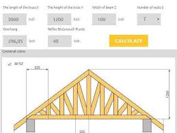 what is roof truss calculator