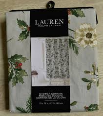 Lauren Ralph Lauren Shower Curtain Gray