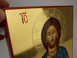 Christ Pantocrator Icon Polished Gold