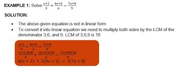 Class 8 Linear Equations Basics