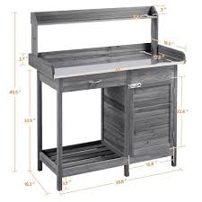 Outdoor Garden Potting Bench Table