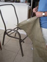 Replacing Material On Patio Chairs