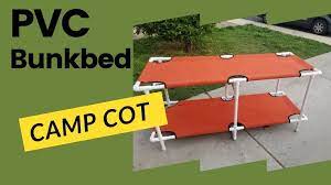 Diy Pvc Bunk Bed Camping Cot Camping