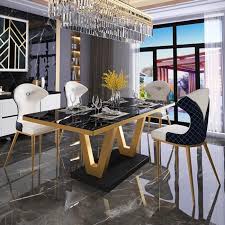 Luxury V Shaped Modern Dining Table