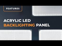 Custom Acrylic Led Backlighting Panels