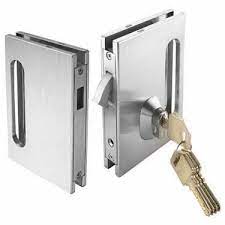 Glass Door Lock With Recessed Handle