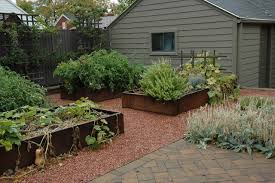 75 Concrete Paver Vegetable Garden