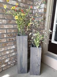 Large Wooden Vases Reclaimed Wood