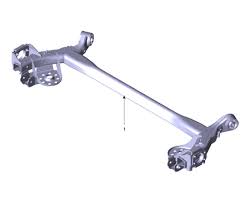 kia rio rear torsion beam axle rear