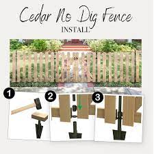 Cedar Garden Fence Gate