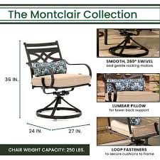 Montclair 5 Piece Patio Dining Set In